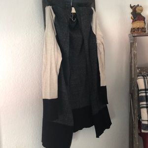 Color block cardigan